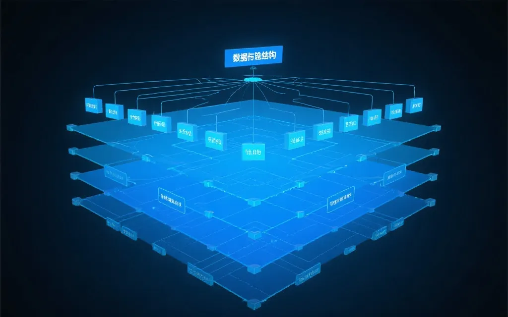多层次数据结构图示,展现数据字段与逻辑关联